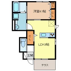 アマビリテAの物件間取画像